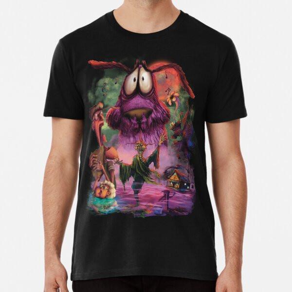 Courage The Cowardly Dog - Return The Slab P S to 5XL Made in the AU/USA T-Shirt