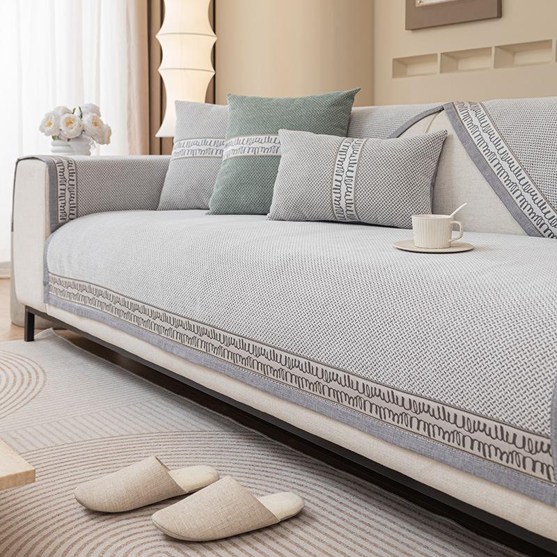 Sofakissen Neu Vier Jahreszeiten Universal Gerade Reihe Einteiliger Sofabezug Sitzkissen Fixierter Bezug Stoff Fortgeschrittener Sinn