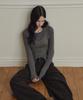MARROT Sleeveless Top Layered Tee_Charcoal