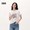 Semir Women's Summer Graphic Drop-Shoulder Relaxed Fit T-Shirt