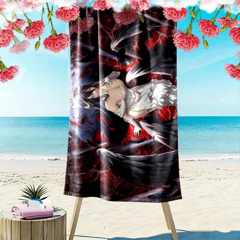 Albedo Print Beach Towel, Large Soft Quick Dry Towel for Beach Camping Swimming