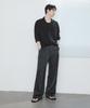 DRAW FIT Luster Single Line Track Pants [Charcoal]