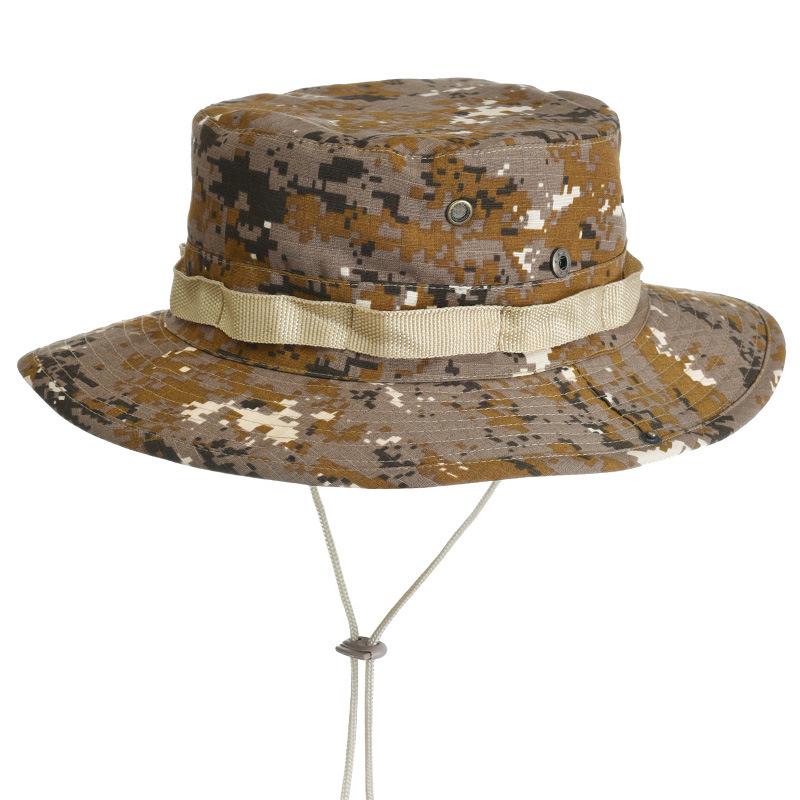 Benny Fischerhut mit breiter Krempe, Camouflage - Atmungsaktiv, Sonnenschutz, Outdoor- & Wander-tauglich.