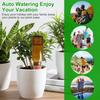 6pcs Terracotta Watering Spikes Plant Watering Devices Wine Bottle Automatic Plant Waterer for Vacations Self Watering Stakes