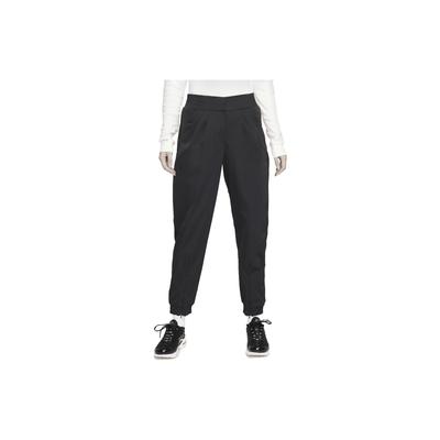 Sportswear Dri-FIT Tech Pack Solid Logo Embroidered Loose High-Waisted Casual Pants Women Bottoms Black DV8236-010
