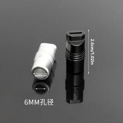 Aluminiumlegierung Typ-C-Steckerabdeckung 6mm Loch USB-C-Gehäuse Für DIY-Datenkabelbau und -wartung