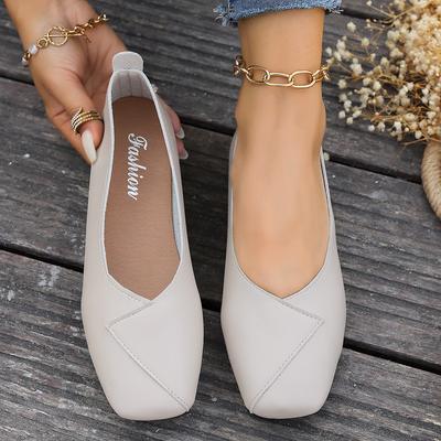 Bequeme Schuhe Dame Lässig Leicht Braun Büro Ballerinas Sommerschuhe Marlisasa Damen Niedlich Neu Frühling Slipper Flach