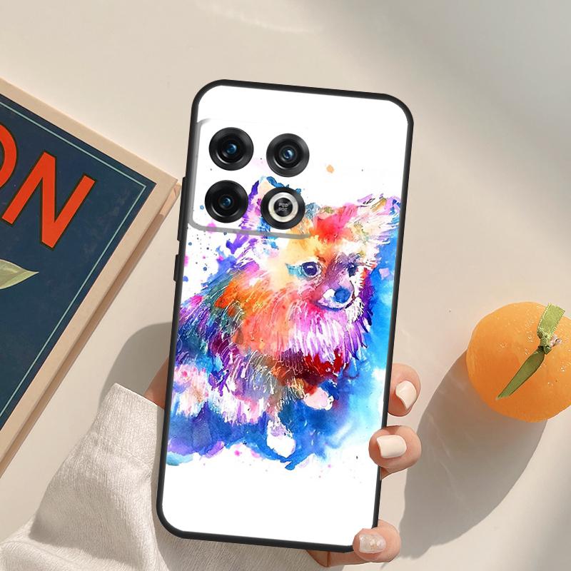 Pomeranian Dog Case For OnePlus 12R 13R 13T 10R 15 13 12 11 10T 8T Nord CE 4 3 2 Lite N20 N30 Nord 5 Cover