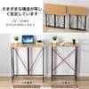 Folding Desk 80cm X 40cm X 110cm PC Desk for Home Office Computer Desk (Standing Desk) (W) (D) (H) (Oak)