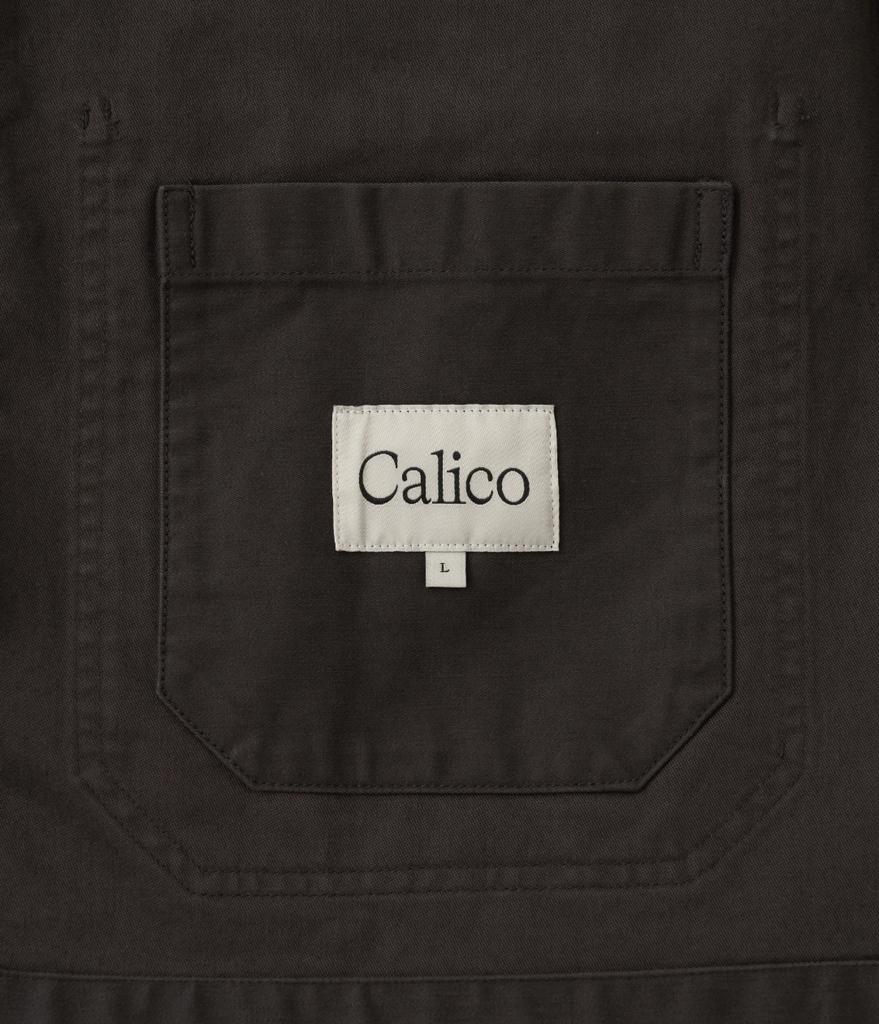 Calico Back Satin Chore Jacket 2Nd Generation / Charcoal
