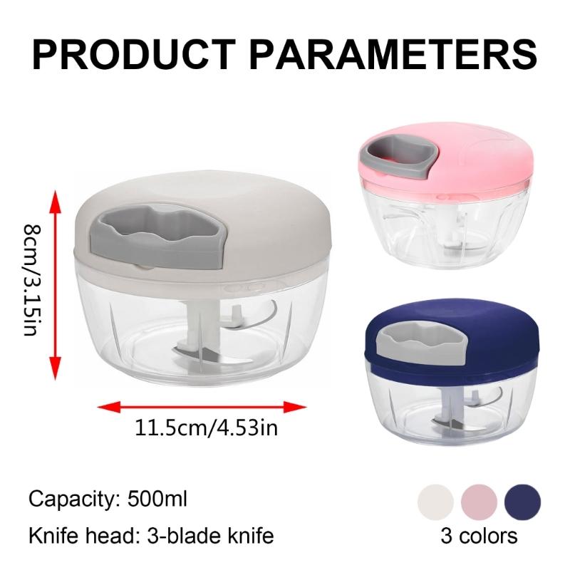 Manual Vegetable Slicers with 3 Cutting Option Vegetable Grater Crushing Tool Manual Device for Efficient Cooking