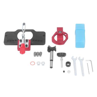 35mm Menteşe Jig Delik Açıcı Alüminyum Alaşım Menteşe Jig Matkap Kılavuzu Bulucu Kapı Dolap için