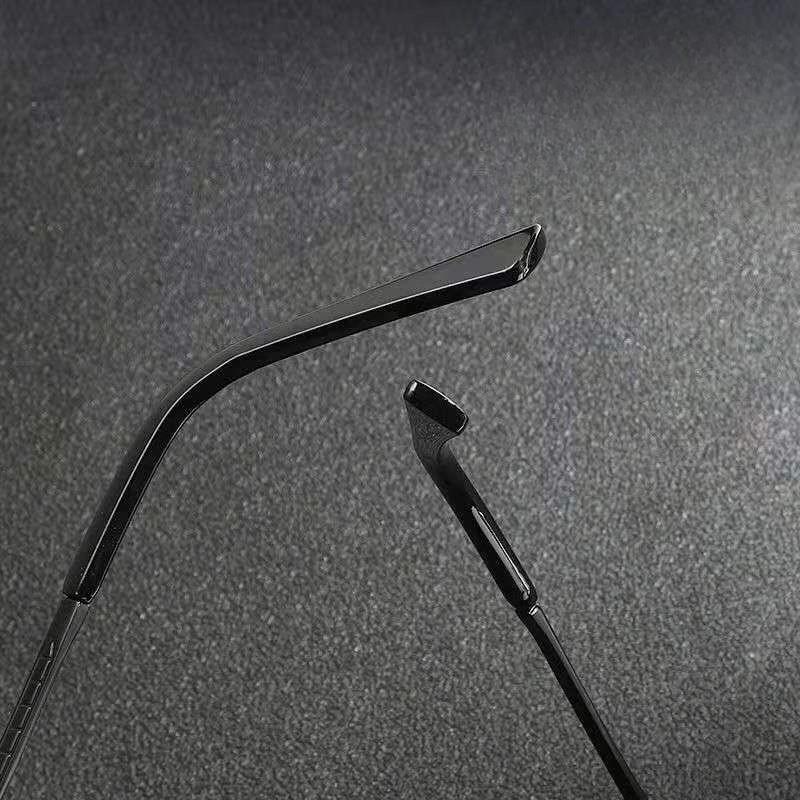 Myopia Sunglasses Men's Fashion Large Frame Myopia Glasses Double Beam Frame Driving Anti-glare High-definition Driving Glasses