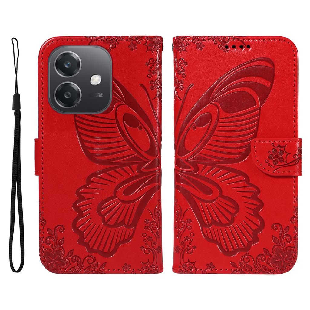 For Oppo A5x 5G/A3x 4G/5G (India)/A3 4G/5G/A60 5G/A40 4G/A40M 4G Case Butterfly Pattern Leather Wallet Flip Phone Cover