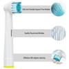 8Pcs Replacement Brush Heads for Electric Toothbrush Deep Clean Soft Bristles Heads for Home Use