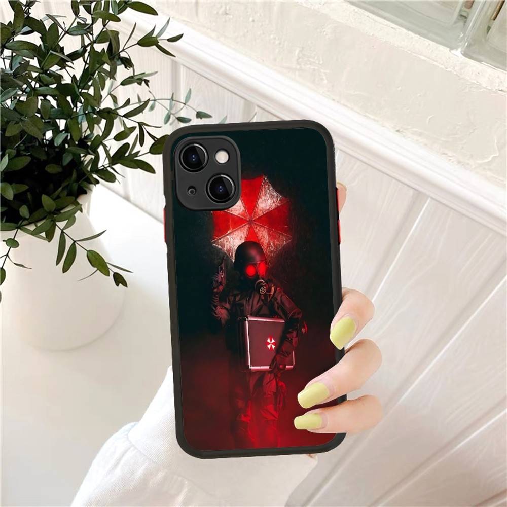Horror Movie U-Umbrella C-Corporation Phone Case for iPhone 14 11 12 13 Mini Pro Max 8 7 Plus XS MAX Translucent Matte Cover
