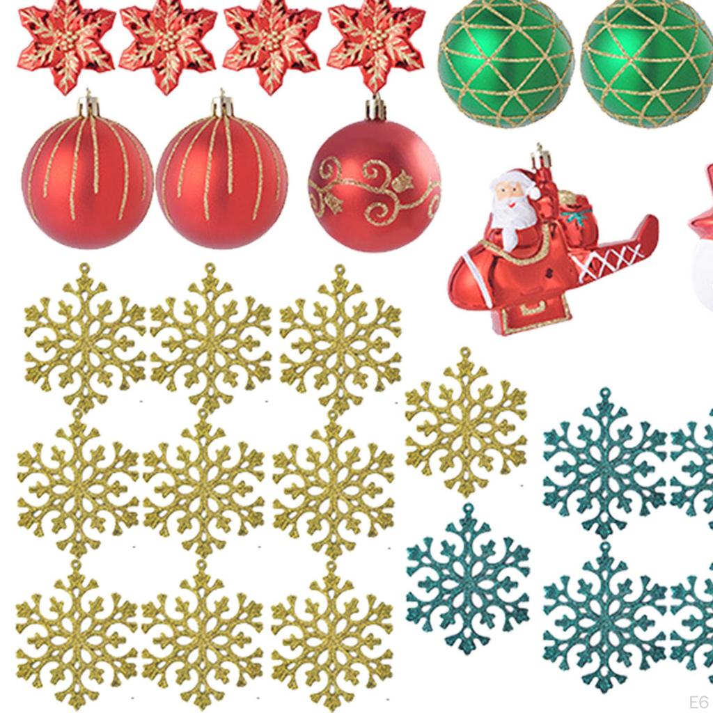 Ball Ornaments Decorative Shatterproof DIY Tree Decorations for Holiday, , Festive Photo Prop