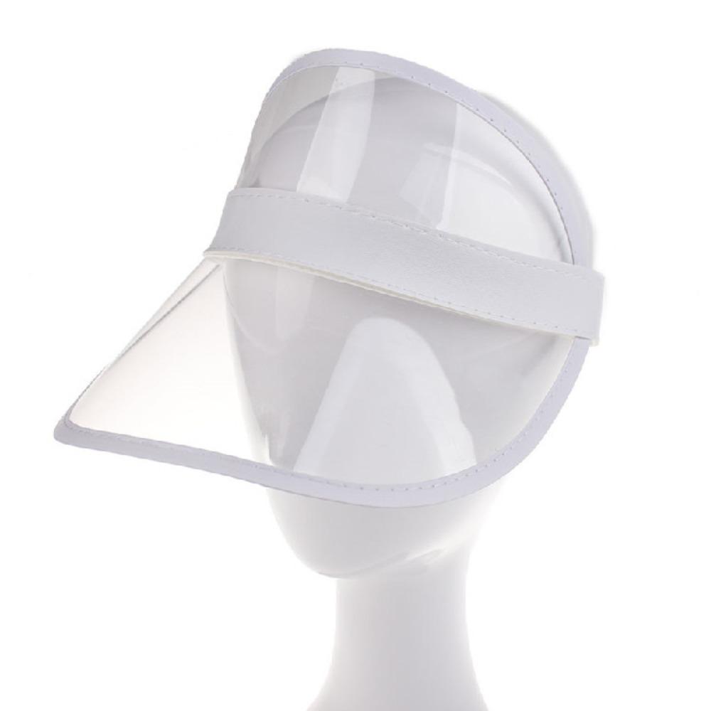 Flexible Sunshade Hat Anti-UV Sun Cap Hot Sale Transparent Sun Visor Hat  Outdoor Sports