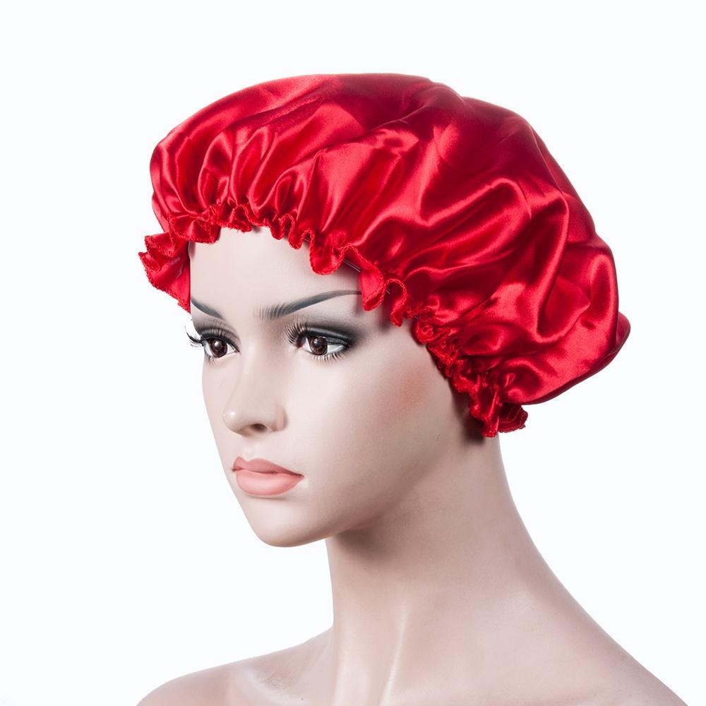 Buy Silk Night Sleep Cap Hair Bonnet 