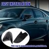 M Style Horn Glossy Black Mirror Cover Caps For Lexus IS RC 200 300 350 450 2014-2020
