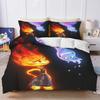 Elemental Printed Bedroom Bedding Set Duvet Cover Christmas Gifts Comforte Cartoon With Pillowcase