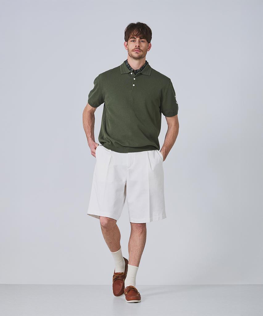 Geonjiulleunseu Cotton Single-Pleat Chino Shorts Collection