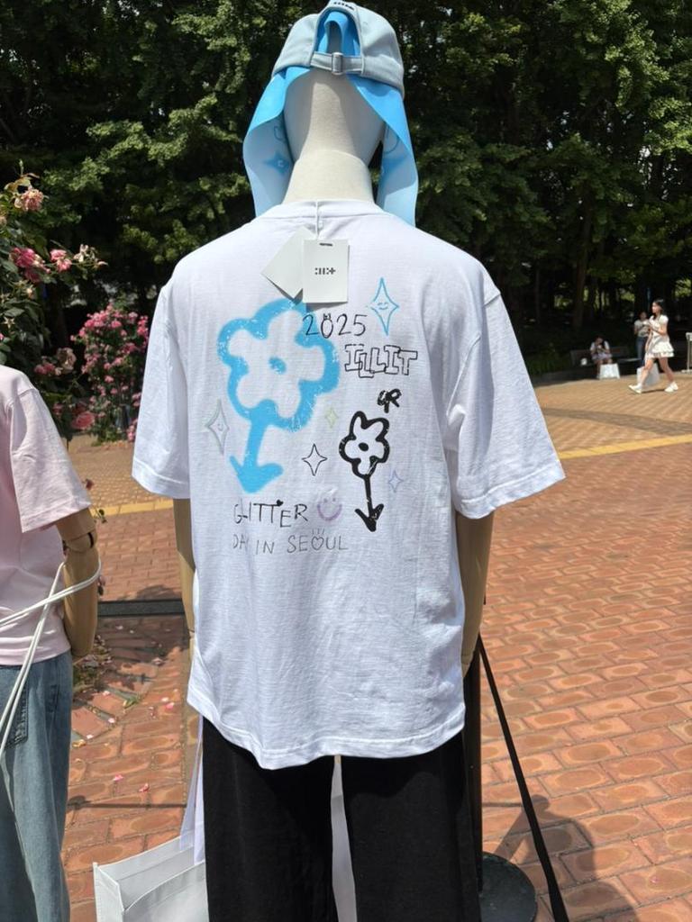 [USED] ILLIT Seoul Concert T-shirt White L size Fan meeting goods No trading card