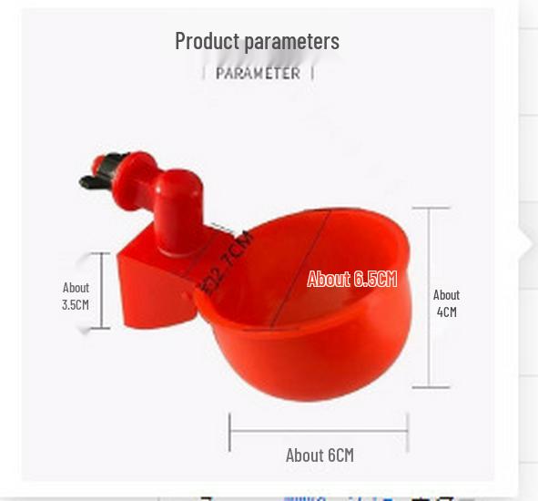 Poultry Automatic Drinking Bowl for Pigeons, Chickens, Ducks, and Geese
