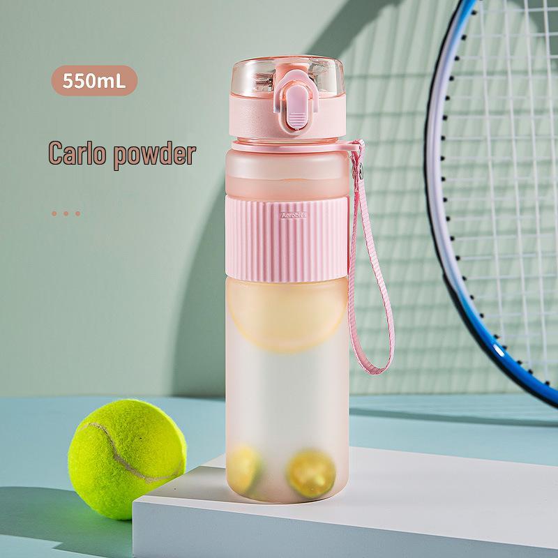 

Drop-Proof Sports Water Bottle: Large Capacity, Portable, High Temperature Resistant - Ideal for Men, Women, Students, and Kids 550ml