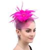Kadın Çiçek Saç Tokası Kafa Bandı Mini Silindir Şapka Düğün Fascinator Kraliyet Ascot Yarışı