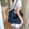 Stylish Ruffle Tote Bag Korean Women's Handbag Luxury Frill Shoulder Bag  Armpit Bag