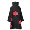 Akatsuki Red Cloud Cloak Set: Includes Naruto Cloak, Ring, Headband Accessories - Perfect for Halloween Costume