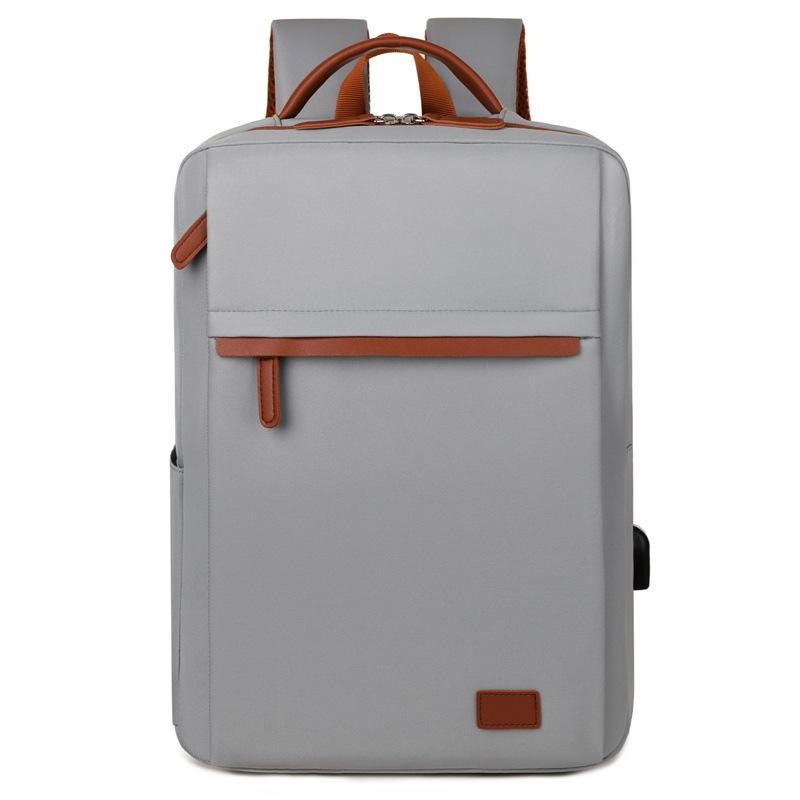 

TS JYL laptop bag,Hot Business Backpack Expandable USB Waterproof Light Travel Laptop Logo One size fits all сірий