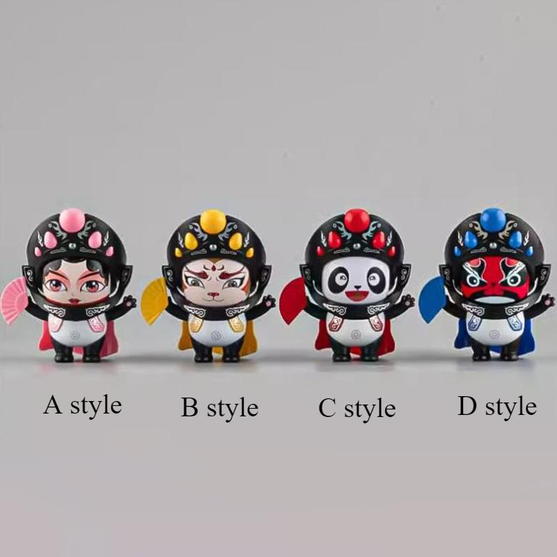 1PCS Sichuan Opera Face Changing Dolls China Chinese Style Fortune Faces Change Makeup Crafts Ornament Children's Toy Gifts New Year