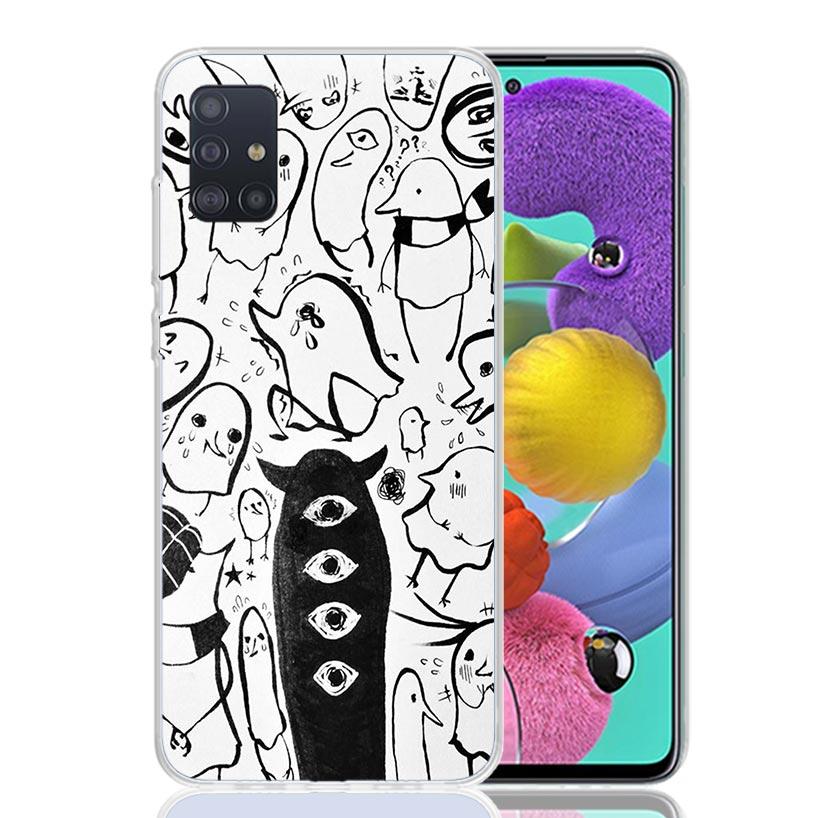 Oyasumi Punpun Phone Case For Samsung Galaxy A52 A32 A22 A12 A02S A50S A30S A51 A31 AA71 Note 20 Ultra 10 S10 Plus Galaxy A52 A4