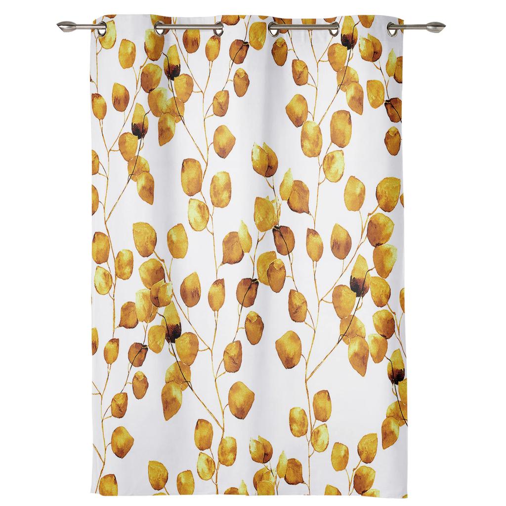 Flower Pattern Plant Dark Jungle Palm Bright  Window Curtains Scenic Curtains for Living Room Decorative Items Living Room