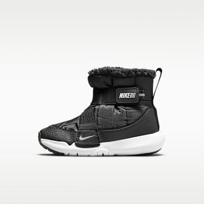 Nike Flex Advance Boot PS  Black White  29.5