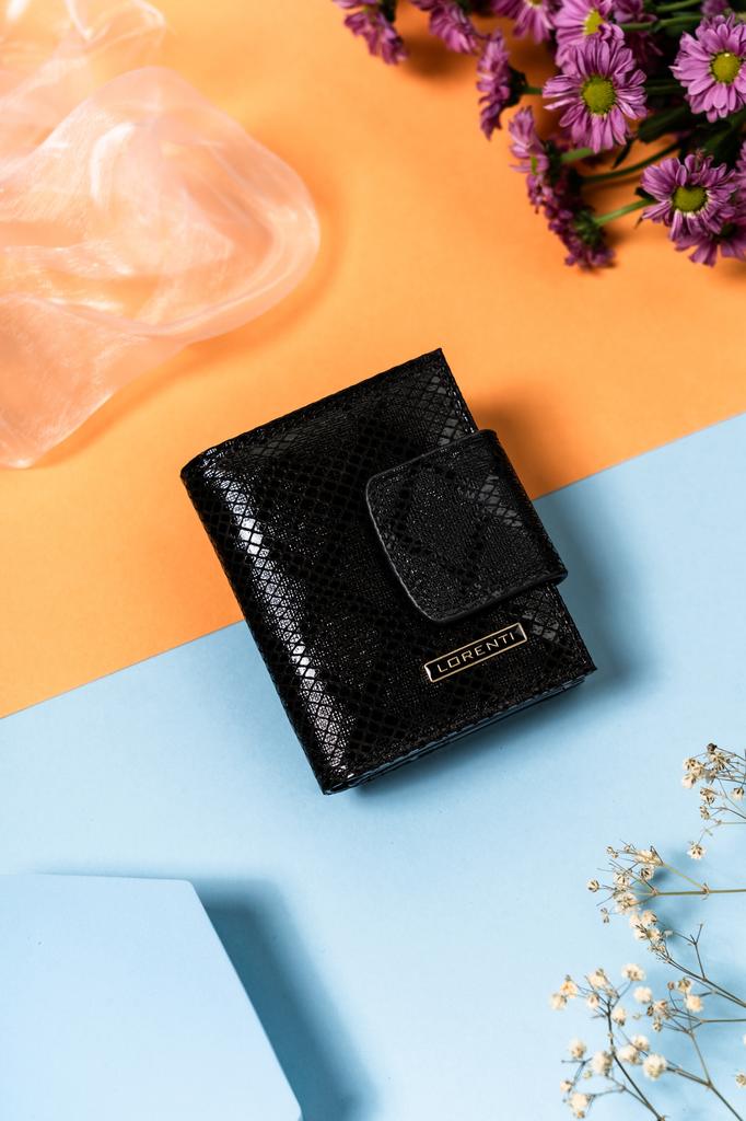 Women's Leather Wallet 42329-MKR-4423 Black