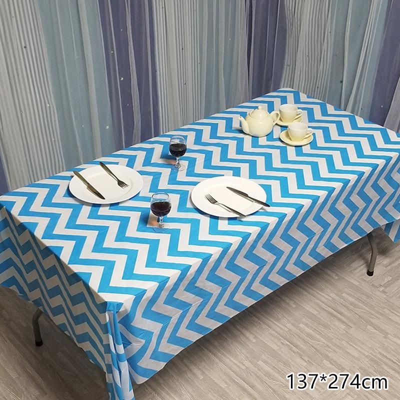 1PC Birthday Party Plastic Table Cover Disposable Table Cloth Waterproof Oil Proof Tablecloth Supplies