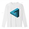Escher Toy Bricks Aqua S To 5xl Made In The Au Usa T Shirt Vintage Washed Homme Top For Everyday Wear Fashion Streetwear Casual