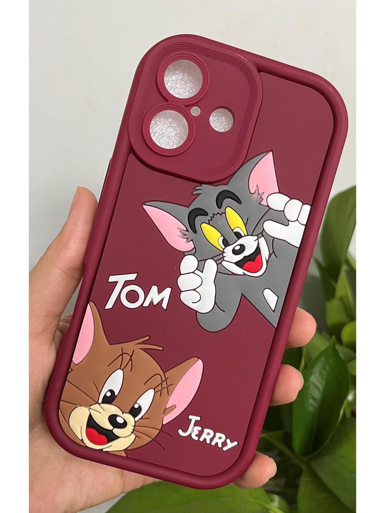 Creative 3D Cartoon Mouse Cat Silicone Phone Case for IP16 Pro Max/15/14/13/12