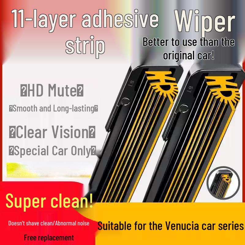 11 November Adhesive Strip for Venucia R50 D50 D60 T70 X, Original Frameless R30 E30 M50 V Wipers
