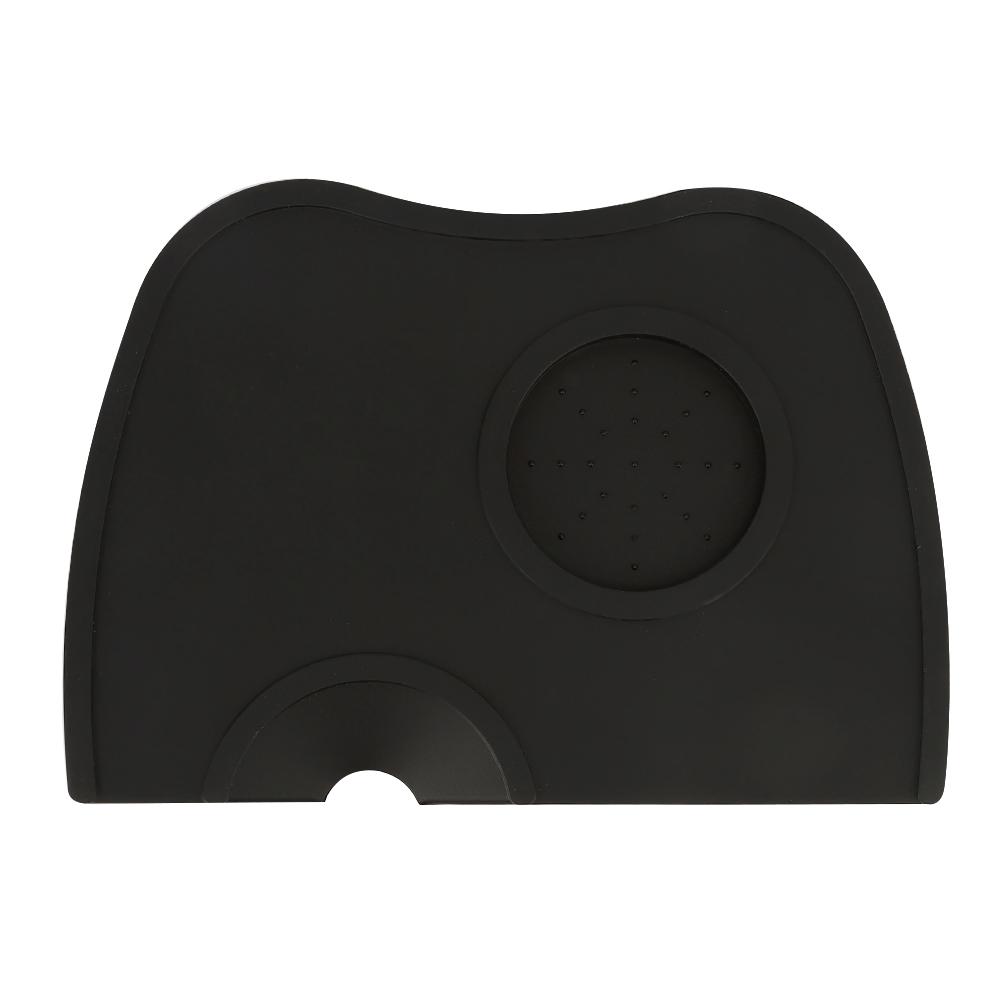 Silicone Non Slip Manual Coffee Tamping Pad Mat Coffee Tamper Holder Accessories Black