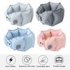 Inflatable U-Shape Neck Pillow Portable Press To Inflate Ergonomic Head Neck Support Ultralight Car Airplane Train Outdoor Travel Cervical Cushion
