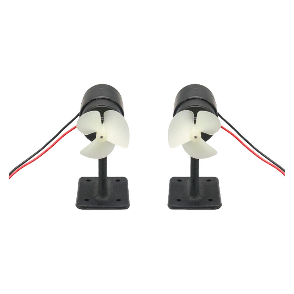 High Power 80W DC Underwater Thruster Motor For Bait Boat Models 10-20V 15kg Load Capacity