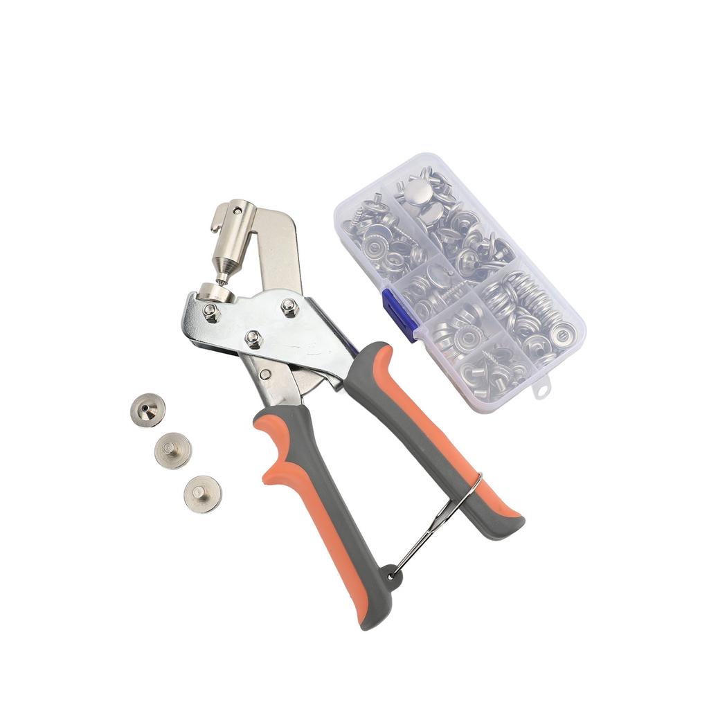 Kit de Ferramentas para Botões de Pressão Alicate para Botões de Pressão Kit de Ferramentas de Instalação para Tecido Substituição de Capas de Barco Lonas Couro