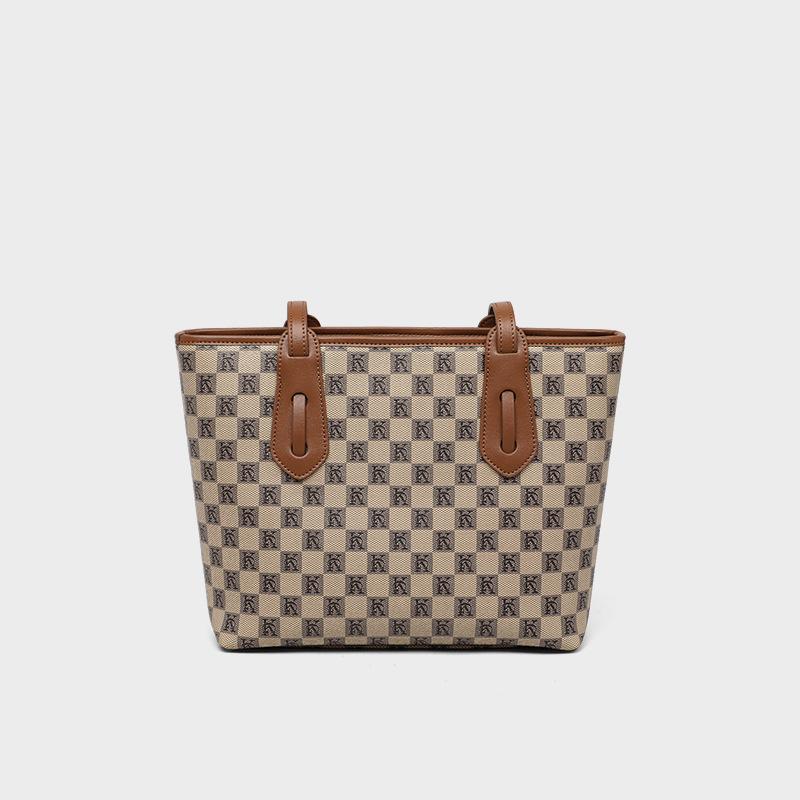 Tote Bag Women's New Style Women's Bag Shoulder Bag Retro Large Capacity Handheld Commuting Bag