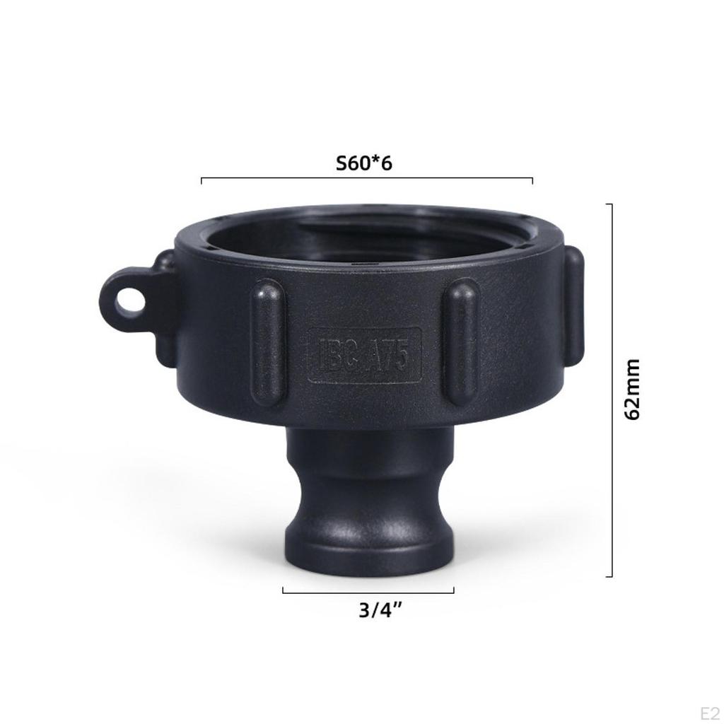 IBC Container Adapter Garden Hose Connector Cam Groove Accessories Tap for