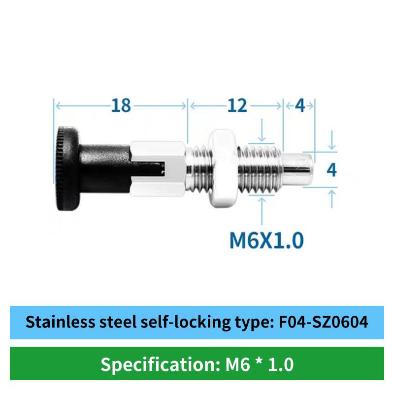 Durable Ball Nose Spring Plunger High Precision Knob for Robotics and Automation