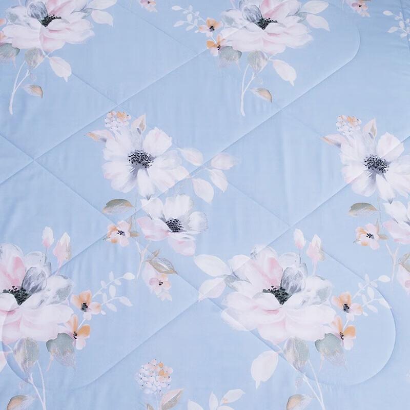 LUOLAI Flowery Micro-ripple Summer Quilt